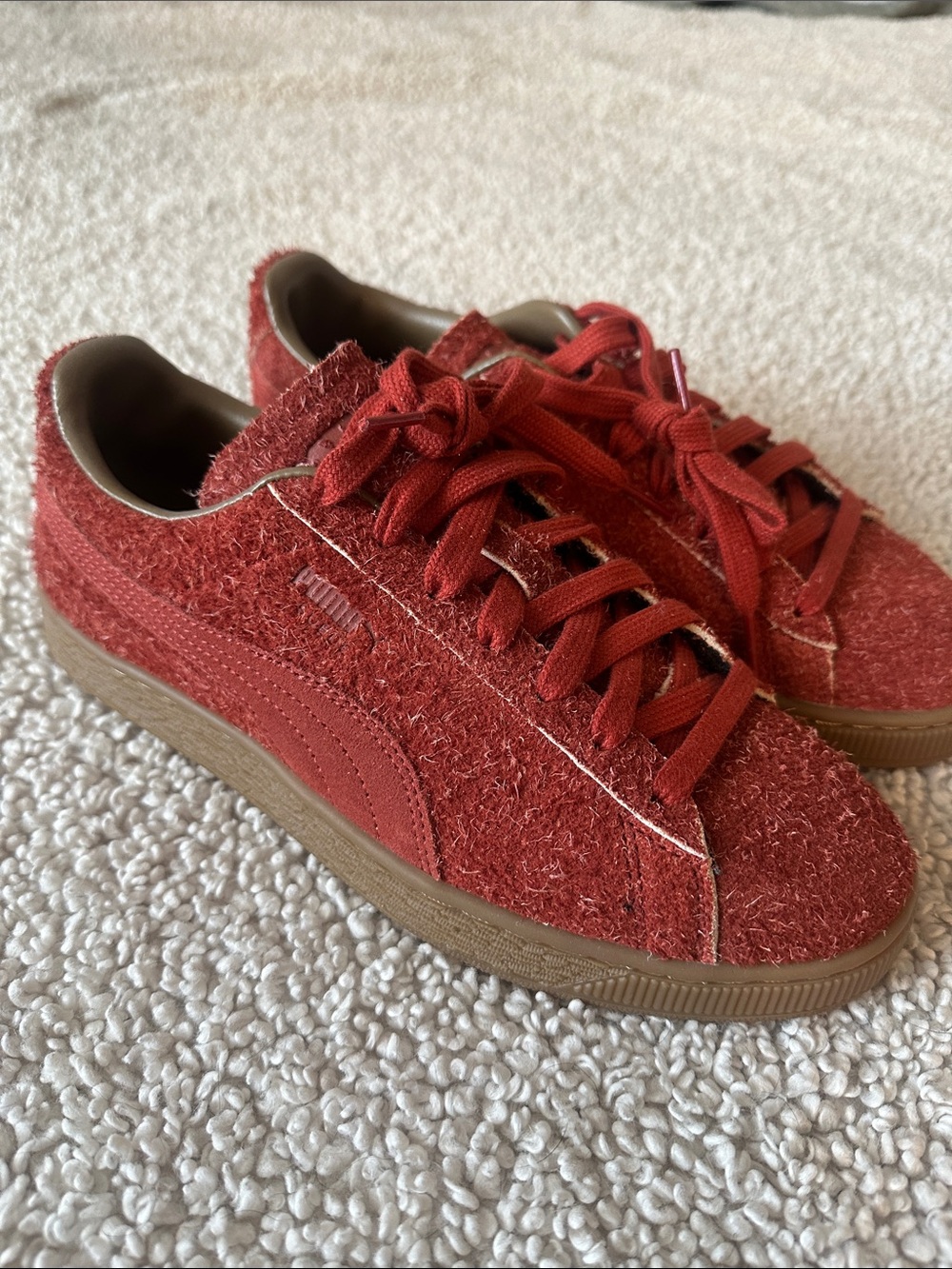 Puma x Danielle Cathari Suede Fuzzy Sneakers